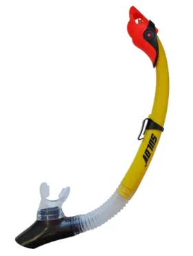 CALTER Adult 117Silicon žltá / Šnorchel / silikón / flexibilná trubica / vlnolam proti vode