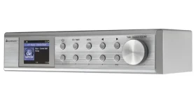 Soundmaster IR1500SI strieborná / Kuchynské rádio / DAB+ / FM / Bluetooth / Wi-Fi / 2" LCD (IR1500SI)
