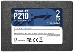 Patriot P210 2TB / 2.5 / SSD / IOPS: 50K 50K / SATA III (P210S2TB25)