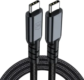 3mk Hyper kábel N-SERIES Thunderbolt 4 2m čierna / Dátový kábel / 40 Gb/s / 240 W / 8K 60Hz / PD 3.1 (5903108758185)