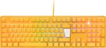 Ducky One 3 Yellow MX-Silent-Red žltá / Herná klávesnica / podsvietená / mechanická / drôtová (USB) / DE (DKON2108ST-SDEPDYDYYYC1)