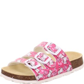 Dievčenské korkové šľapky Superfit FOOTBAD Pink/Multicolored 1-800113-5650 - 38