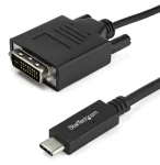 StarTech kábel USB-C na DVI čierna / 1920 x 1200 / 2 m (CDP2DVIMM2MB)
