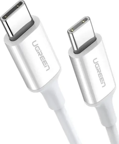 Ugreen US264 Kábel USB-C (M) - USB-C (M) 1.5 m biela / 60W (60519)