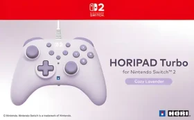 HORI HORIPAD Turbo (Cozy Lavender) / Ovládač pre Nintendo Switch 2 / drôtový / USB-A 3M (100002197901)