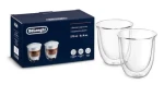 DeLonghi DLSC311 poháre na cappuccino / 2ks / 190ml / termopoháre / borosilikátové sklo (DLSC311)