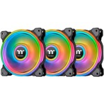 Thermaltake Riing Quad 14 RGB Radiator sivá 3ks / Ventilátor / 140 mm / Hydraulic Bearing / 1400 RPM @ 26.1 dB / 60.17 (CL-F089-PL14SW-A)