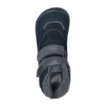 Detské zimné barefoot topánky PRO-tex NUT BLACK - 30