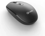 C-tech WLM-15 / Bezdrôtová optická myš / 1600 DPI / 4 tlačidlá / BT5.0+2,4 GHz / 2×AAA (WLM-15BK)