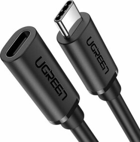 Ugreen Kábel USB-C 3.1 Gen.2 (M) - USB-C 3.1 Gen.2 (F) 1 m čierna / 4K / 100W (10387)