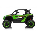 Mamido Mamido Elektrické autíčko Buggy UTV KCK 4x4 zelené 24V | 800W | 50 kg | EVA | LED | 2,4 Ghz | ECO koža
