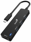 Genius UH-400 čierna / USB Hub / USB-C / 4X USB 3.0 (31240002400)