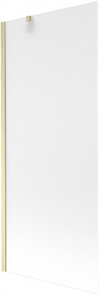 MEXEN/S - Next vaňová zástena FIX 80 x 150, dekor, zlatá kartáčovaná 895-080-000-00-30-55