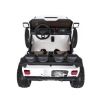 Mamido Elektrické autíčko Extreme Sport 4x4 s premenlivou veľkosťou bielej