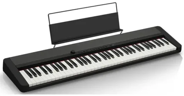 Casio CT-S1 76 BK čierna / digitálne piáno / 76 klávesov / USB / 8x AA adaptér (4971850315247)