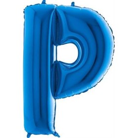 Nafukovací balónik písmeno P modré 102 cm - Grabo