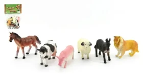 TEDDIES Figúrky zvieratiek Domáca farma
