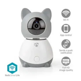 Nedis SmartLife Vnútorná kamera / Wi-Fi / Full HD 1080p / Náklon / Cloudové Úložisko (voliteľne) / microSD (WIFICI30CGY)