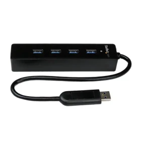 StarTech USB 3.0 HUB 4 porty čierna / 4× USB-A / 5 Gbps (ST4300PBU3)