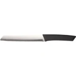 Lamart LT2153 strieborno-čierna / Nôž na chlieb / dĺžka ostrie 20 cm / celková dĺžka 33 cm (8590669379439)