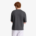 Tričko adidas Trefoil Essentials Melange Loose Cropped T-Shirt Dark Grey Heather S
