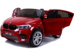 Mamido Elektrické autíčko BMW X6 M dvojmiestne XXL lakované červené