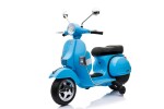 Mamido Mamido Detský elektrický skúter Vespa PX150 12V modrý
