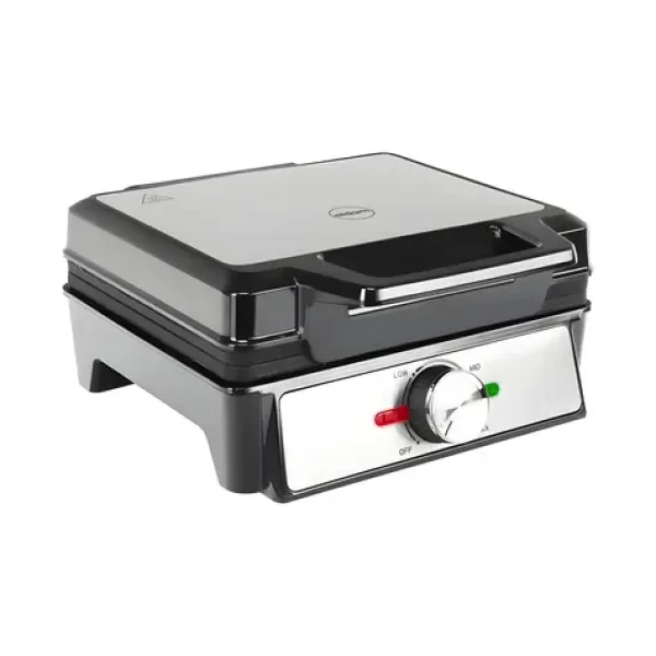 Eldom Wafio WA1600 čierna / Vaflovač / 1600 W / termostat / nepriľnavý povrch / 2 vafle (WA1600)