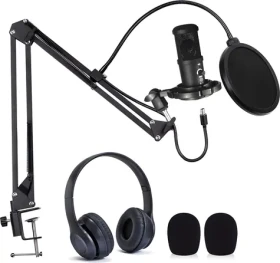 EasyPix MyStudio Podcast Kit / Mikrofón / podcastová sada so slúchadlami (62021)