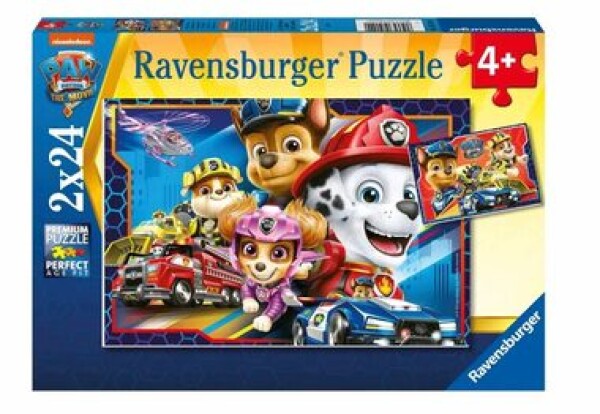 Ravensburger Tlapková patrola film: Záchránari - 2 x 24 dielikov