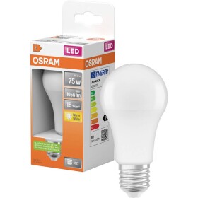 OSRAM HOMELIGHTING 4058075122529 LED En.trieda 2021 F (A - G) E27 klasická žiarovka 10 W = 75 W teplá biela (Ø x d) 60 mm x 113 mm 1 ks; 4058075122529