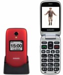 Evolveo EasyPhone FS + stojan červená / 2.8 / 3MP / SOS / microSDHC (SGM EP-771-FSR)