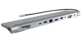 OEM Dokovacia stanica USB-C Full Size MST pod notebook / Dokovacia stanica / MST / 4K HDMI / USB 3.0 / PD 87W / RJ45 (ku31dock17)