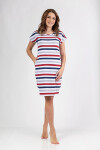 Košeľa Regina 146 w/r S-XL W25 ženy béžovo-červené S