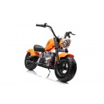 Mamido Detská elektrická motorka Chopper Warrior 36V oranžová