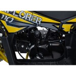Mamido Detská benzínová štvorkolka RamiGO EXPLORER 110CC žltá