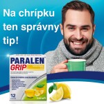 Paralen Grip horúci nápoj citrón 650 mg/10 mg plu.por.1 x 12