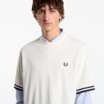 Tričko FRED PERRY Bold Tipped Tshirt Ecru XL