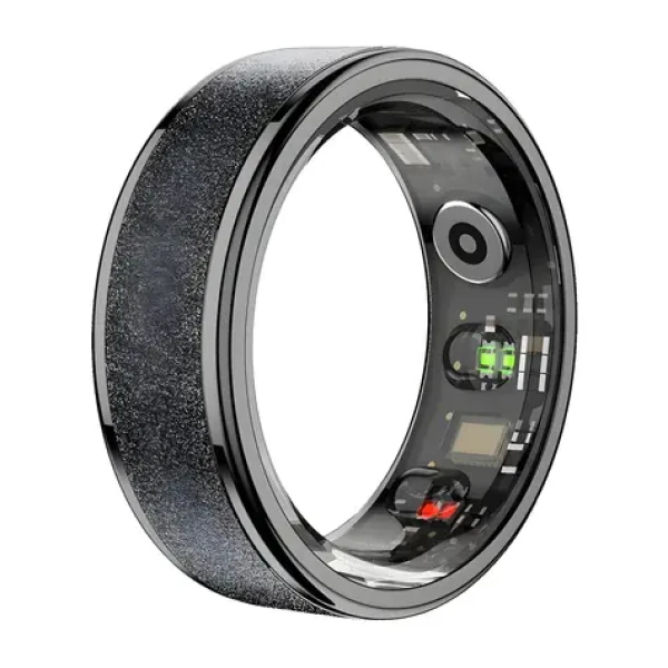 Colmi R10 veľ. 12 čierna / Šikovný prsteň / BT 5.0 / 5ATM / 21,6 mm (R10 Black 12)