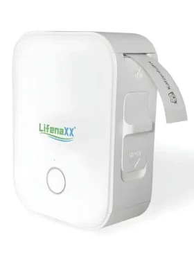 Technaxx Lifenaxx LX-048 biela / Tlačiareň štítkov / Termo / šírka tlače 12 mm / USB-C / 1200 mAh (5236)