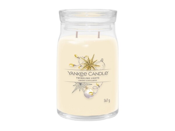 Yankee Candle Signature Twinkling Lights veľký pohár 567g / doba horenia až: 90h (5038581129167)