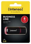 INTENSO Business Line 8GB čierna / Flash disk / USB-A 2.0 / čítanie: 28 MB/s / zápis: 6,5 MB/s (3511460)