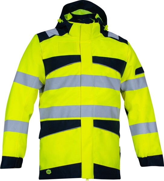 Reflexná zimná parka Cofra KIRKHOLM Farba: Reflexná žltá, Veľkosť: 50 (V639-0-02_Z50)