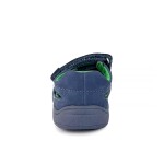 Chlapčenské barefoot sandále PROTETIKA NERY DENIM tmavomodré - 28