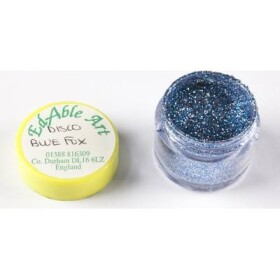 Trblietak dekoračný disco Blue fox - Edable Art - Edable Art