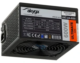 Akyga Ultimate AK-U4-600 / Zdroj / ATX / 600W / aktívny PFC / 80 PLUS / 120 mm (AK-U4-600)