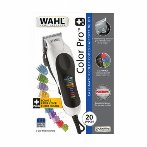 Wahl 20104-0460 Color Pro Plus / zastrihávač vlasov / šírka čepele: 45 mm/min. 1mm / 12 nástavcov (WHL-20104-0460)