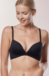 Mefemi Amelia push-up podprsenka s kosticami Čierna černá 65F