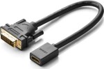 Ugreen Adaptér DVI (M) - HDMI (F) 0.15m čierna (6957303821181)