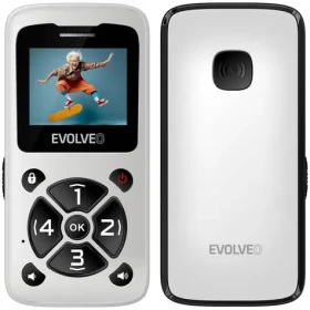 Evolveo EasyPhone ID biela / 1.7" / SOS / microSDHC (EP-400-IDW)